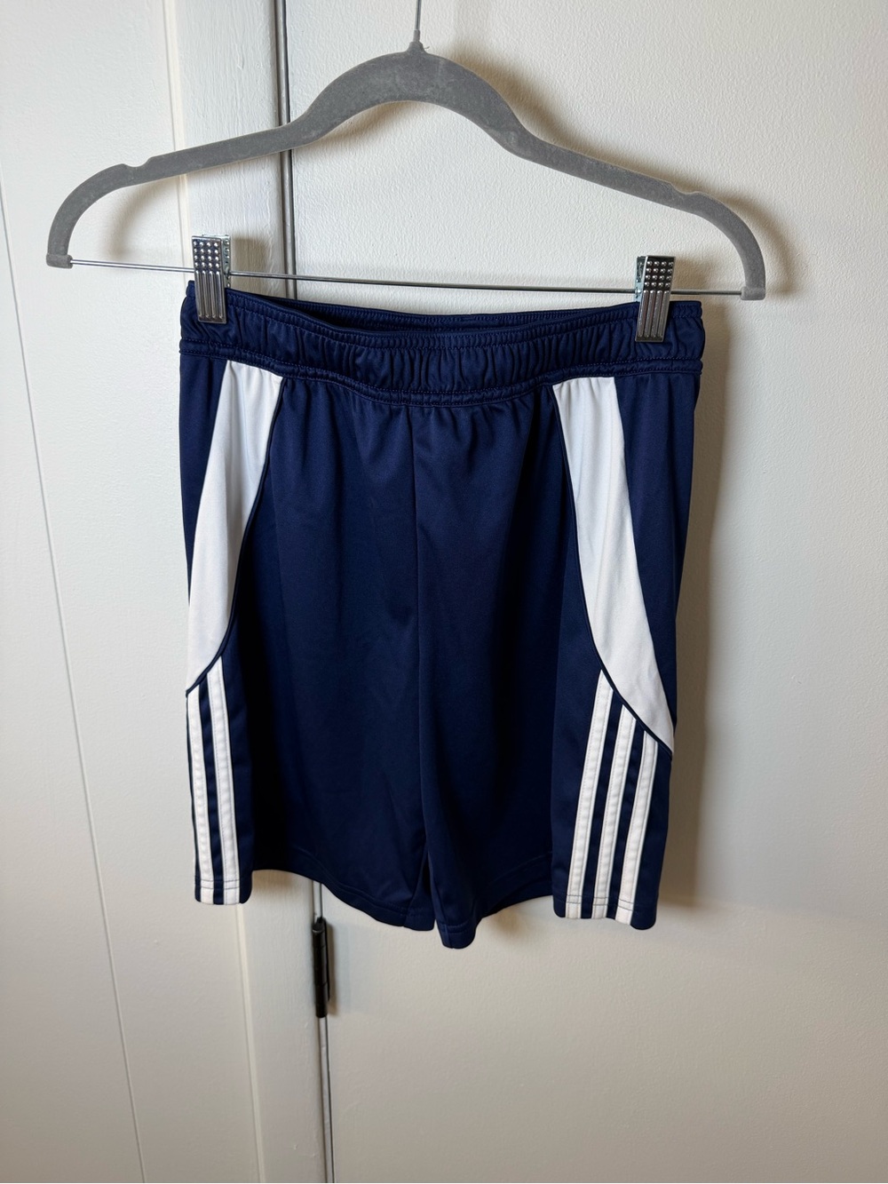 Adidas Athletic Shorts | Boys 13–14Y / US Large | Navy/White | GUC